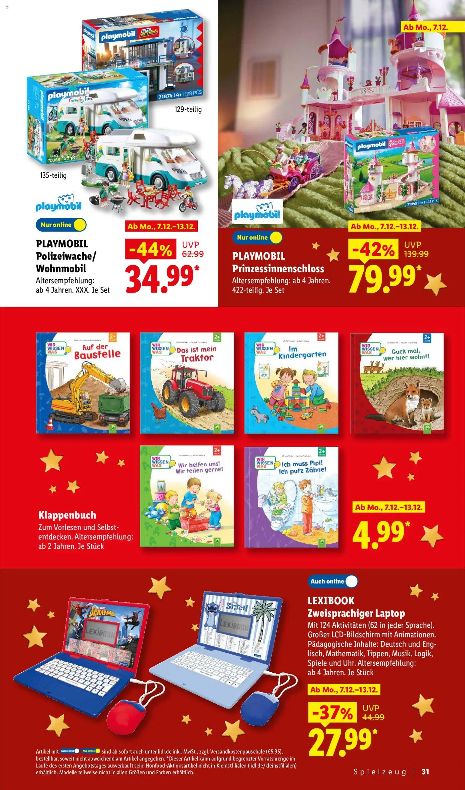 Lidl Německo leták - Spielwarenmagazin 2026 od 19.10.2026 | Strana: 31