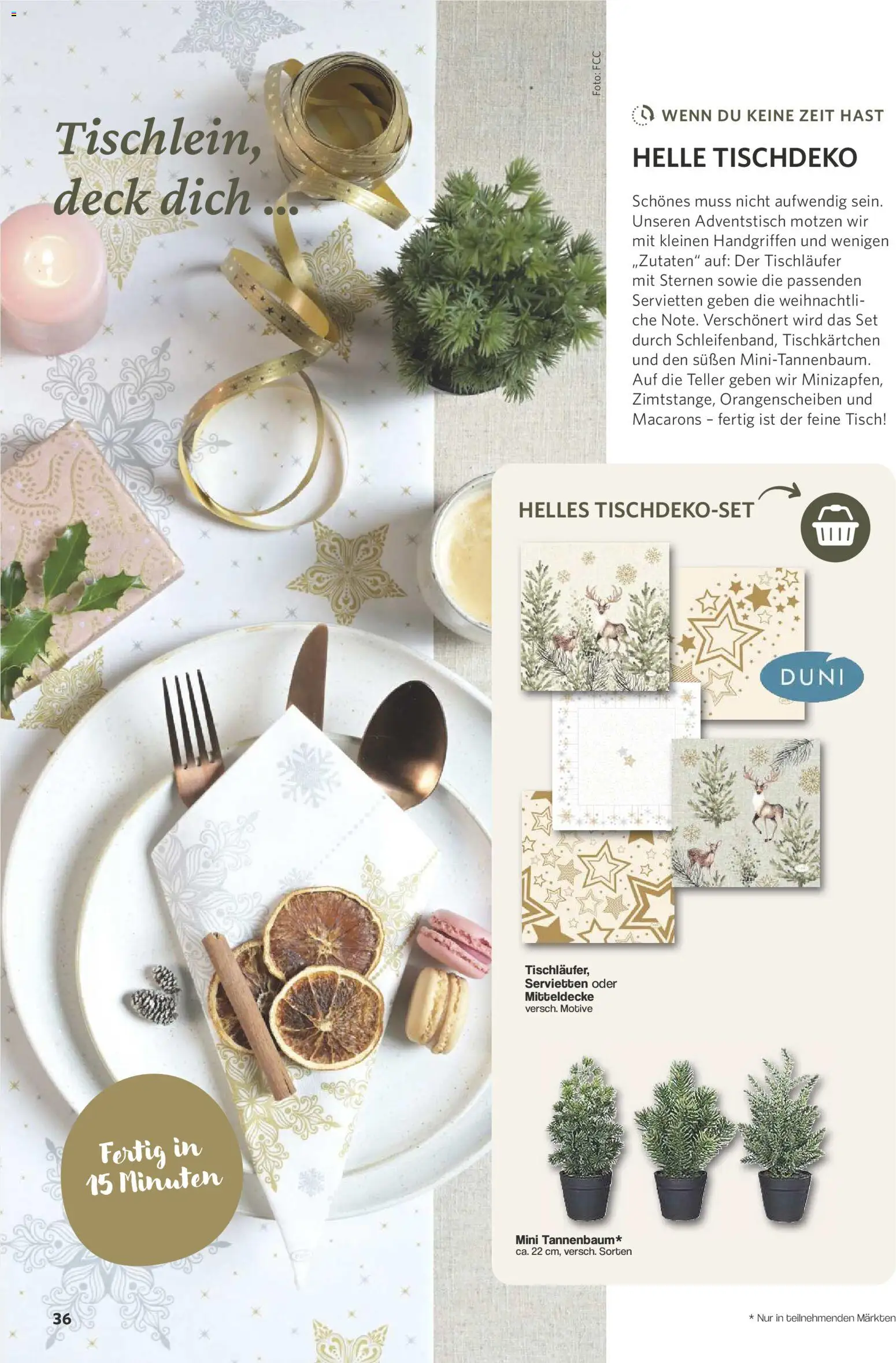 Famila Nordwest myTime November 2026 – gültig ab 26.10.2026 | Seite: 36 | Produkte: Tisch