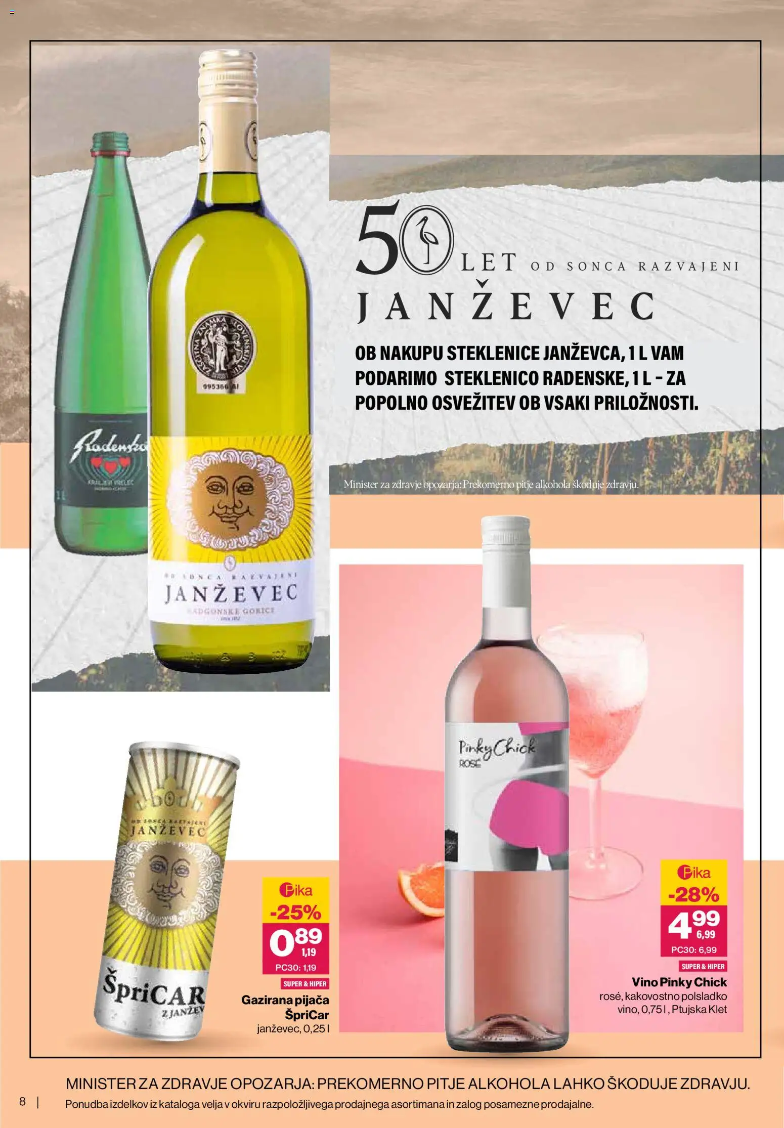 Novi Mercator katalog ponudbe – veljaven od 27.05.2026 | Stran: 8 | Izdelki: Vino
