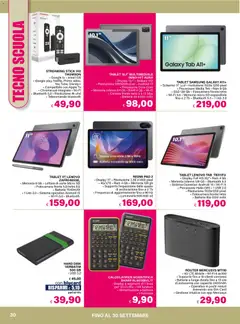 Anteprima del volantino Il Gigante volantino Scuola valido a partire dal 06/08/2026 | Pagina: 30 | Prodotti: Router, Samsung Galaxy, Mobile, Samsung