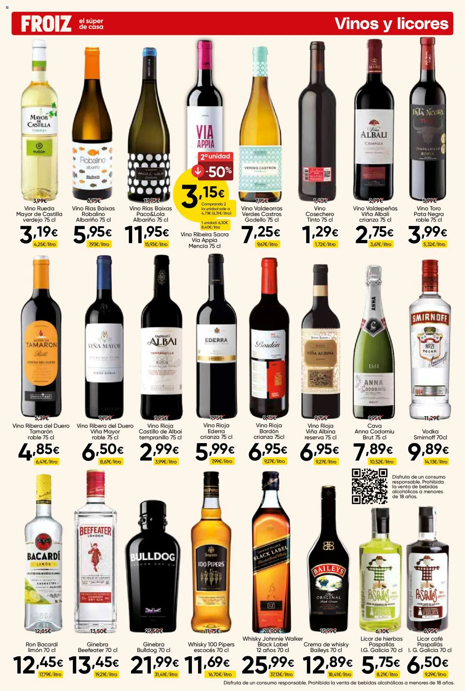 Froiz folleto │ válido desde el 15/10/2026 | Página: 17 | Productos: Café, Vino, Crema, Hierbas