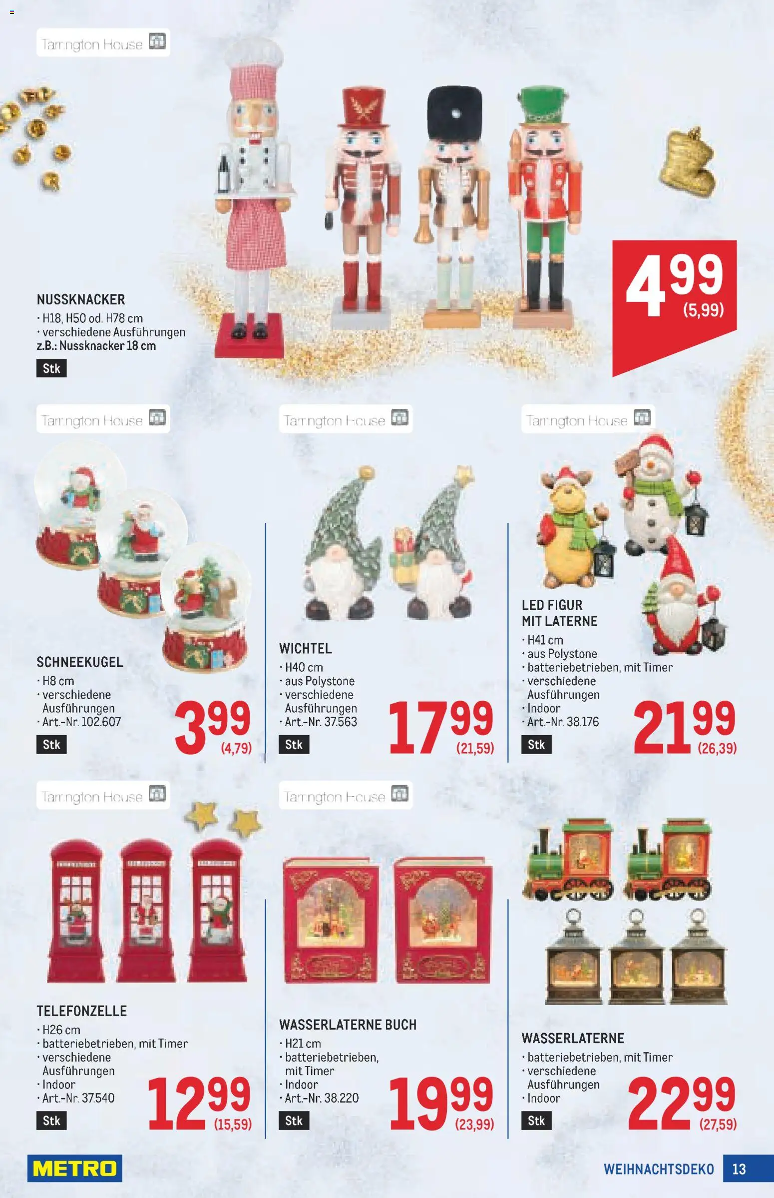 Metro angebote Weihnachtsdeko gültig ab 15.10.2026 | Seite: 13