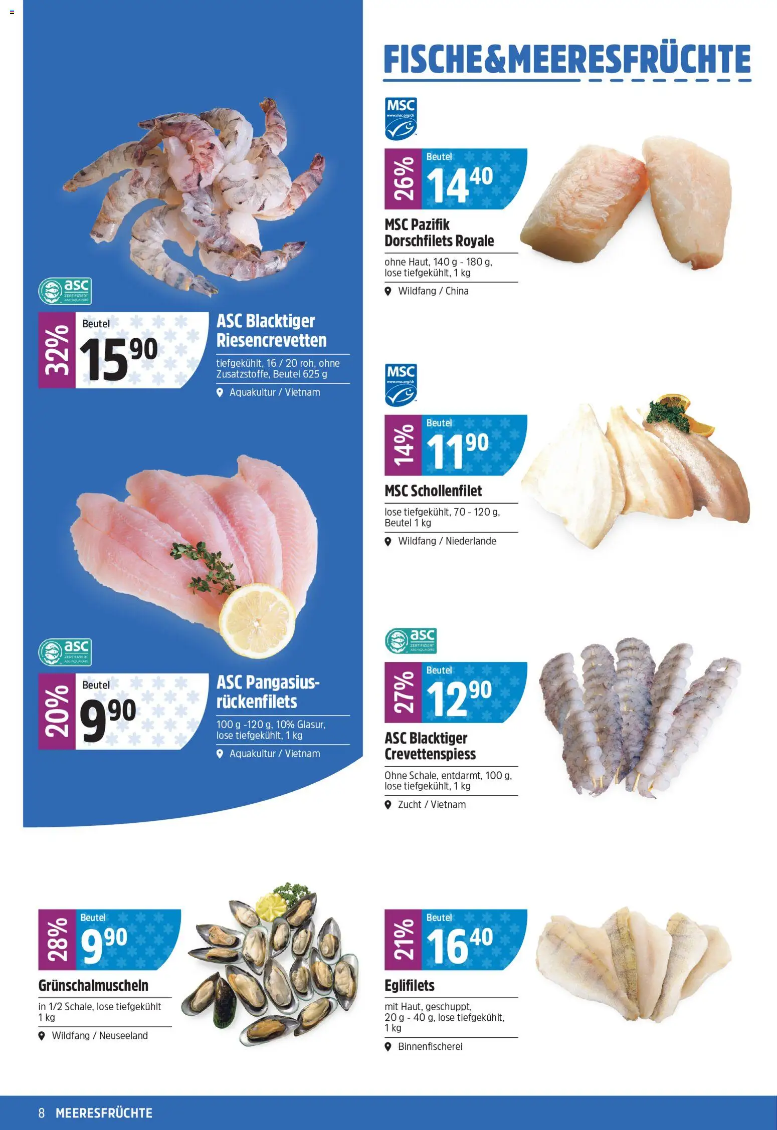 TopCC aktionen – gültig ab 03.08.2026 | Seite: 8 | Produkte: Meeresfrüchte