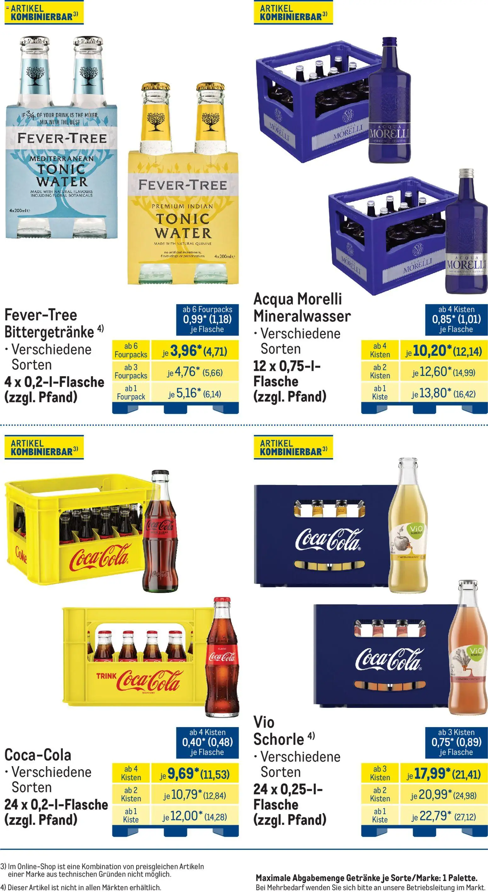 Metro Monats-Menü – gültig ab 01.07.2026 | Seite: 25 | Produkte: Mixer, Coca cola, Cola, Mineralwasser