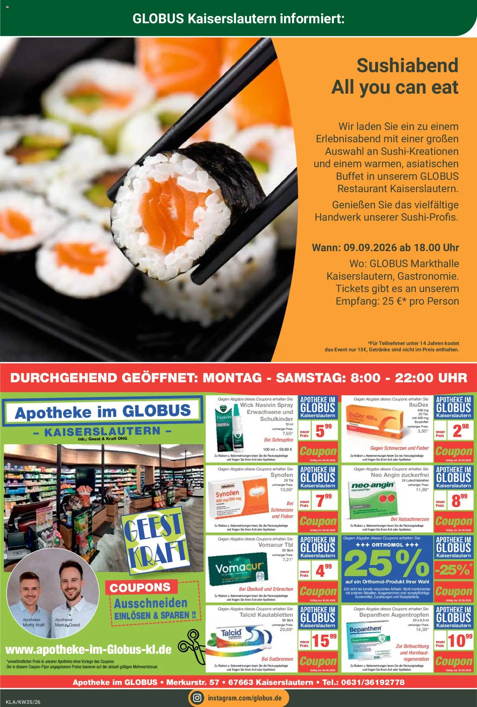 Globus Prospekt Kaiserslautern – gültig ab 24.08.2026 | Seite: 26 | Produkte: Uhr