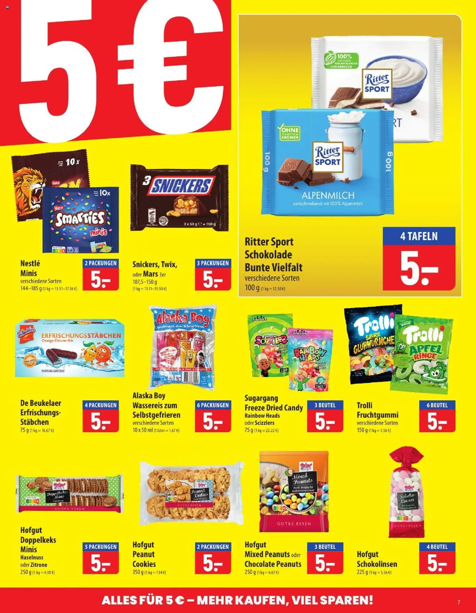 Famila Prospekt – gültig ab 06.07.2026 | Seite: 7 | Produkte: Schokolade, Äpfel, Mars, Zitrone