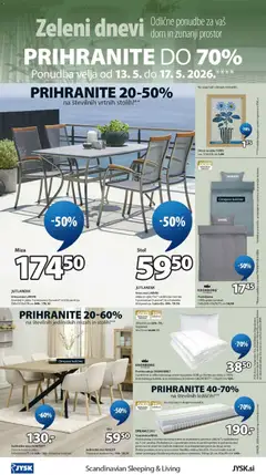 JYSK katalog akcije – veljaven od 13.05.2026 | Stran: 16 | Izdelki: Prešita odeja, Okvir za slike, Prevleka, Miza
