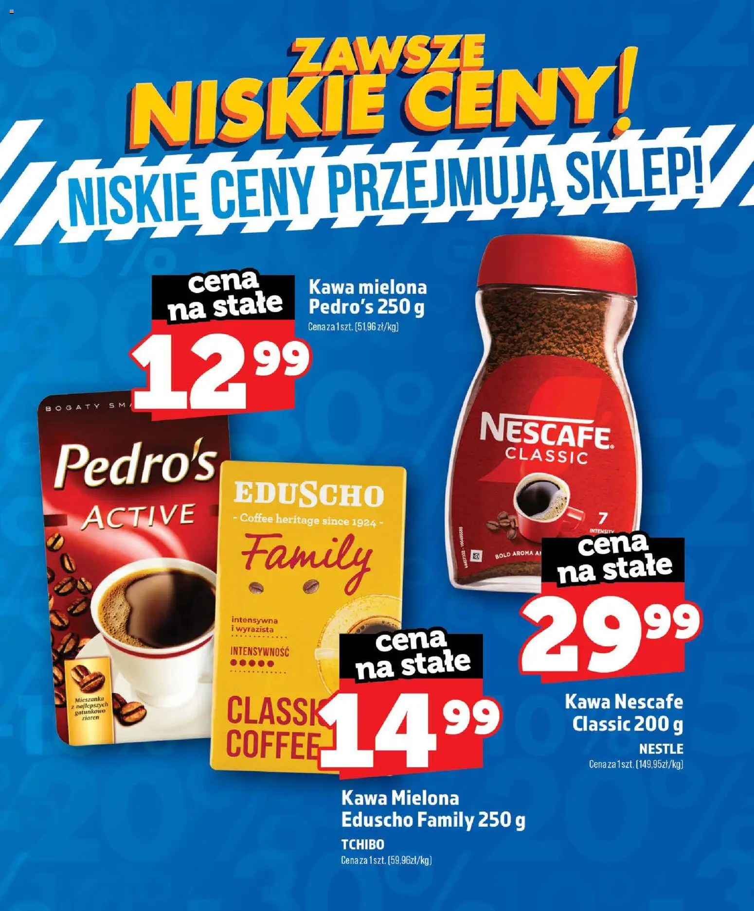 Topaz gazetka - Zawsze Niskie Ceny od 01.07.2026 | Strona: 64 | Produkty: Kawa nescafe, Tchibo, Kawa, Kawa mielona
