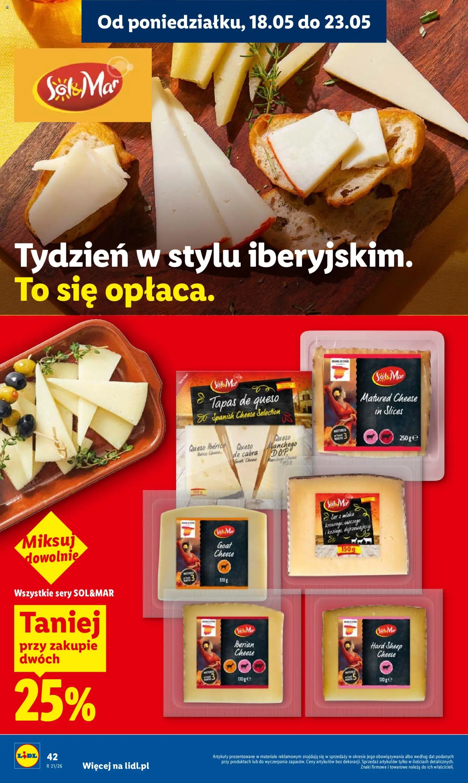 Lidl Polsko leták od 18.05.2026 | Strana: 42 | Produkty: Tapas