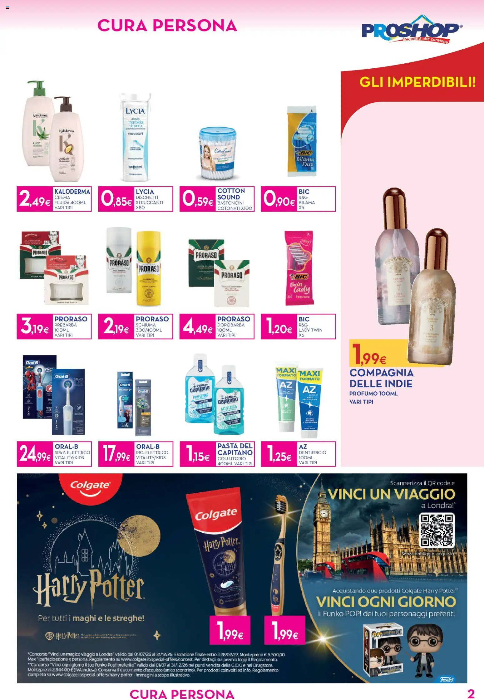 Volantino Proshop del 17/09/2026 | Pagina: 3 | Prodotti: Schiuma, Crema, Dopobarba, Pasta