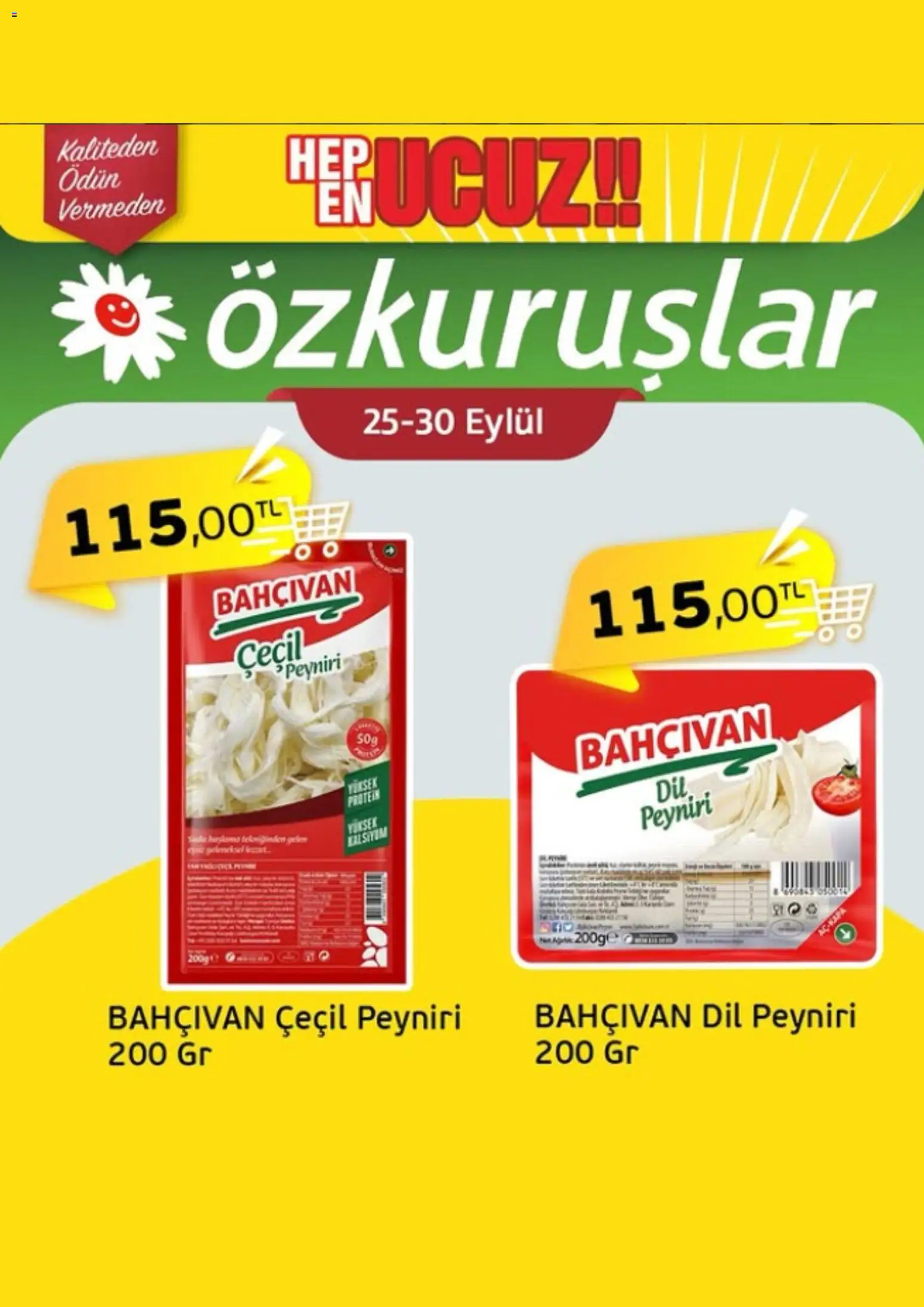 Özkuruşlar Katalog - 25 Eylül 2026 tarihinden itibaren geçerlidir | Sayfa: 8