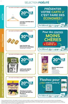 Super U - Prévisualisation de Super U - Ma sélection Carte U Octobre valide à partir de 05/10/2026 | Page: 42 | Produits: Amandes grillées, Graines, Fruits, Fruits secs