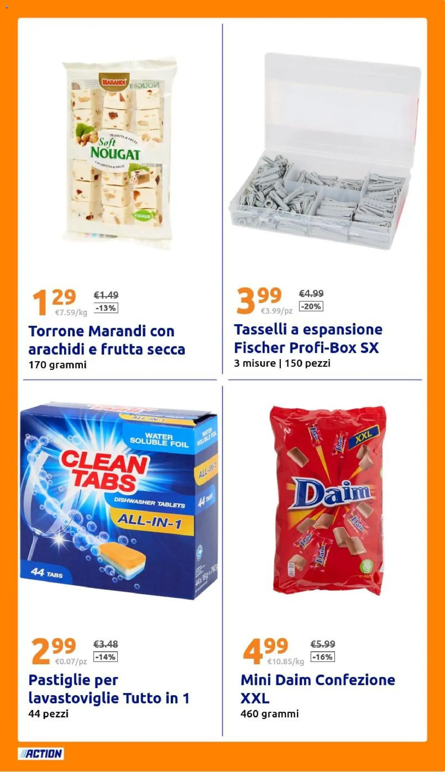 Volantino Action del 10.06.2026 | Pagina: 29 | Prodotti: Frutta, Lavastoviglie, Arachidi