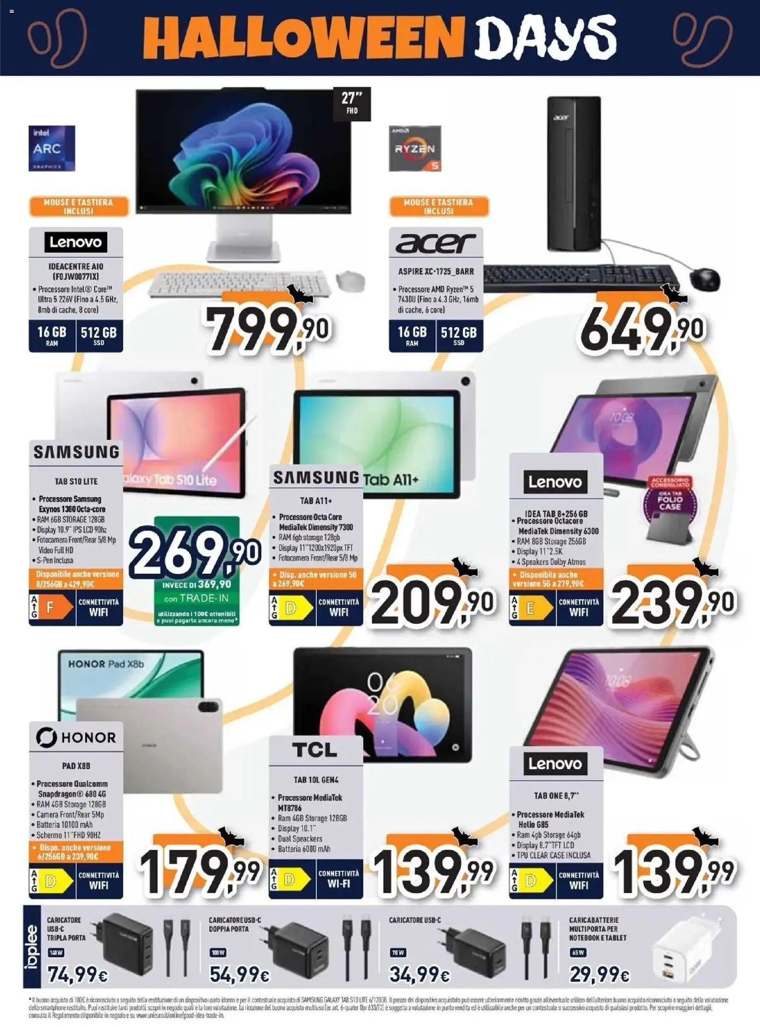 Nuovo Unieuro - Halloween da Unieuro! dal 30/10/2026 > offerte anteprima 🛍️ | Pagina: 17 | Prodotti: Schermo, Notebook, Samsung Galaxy, Porta