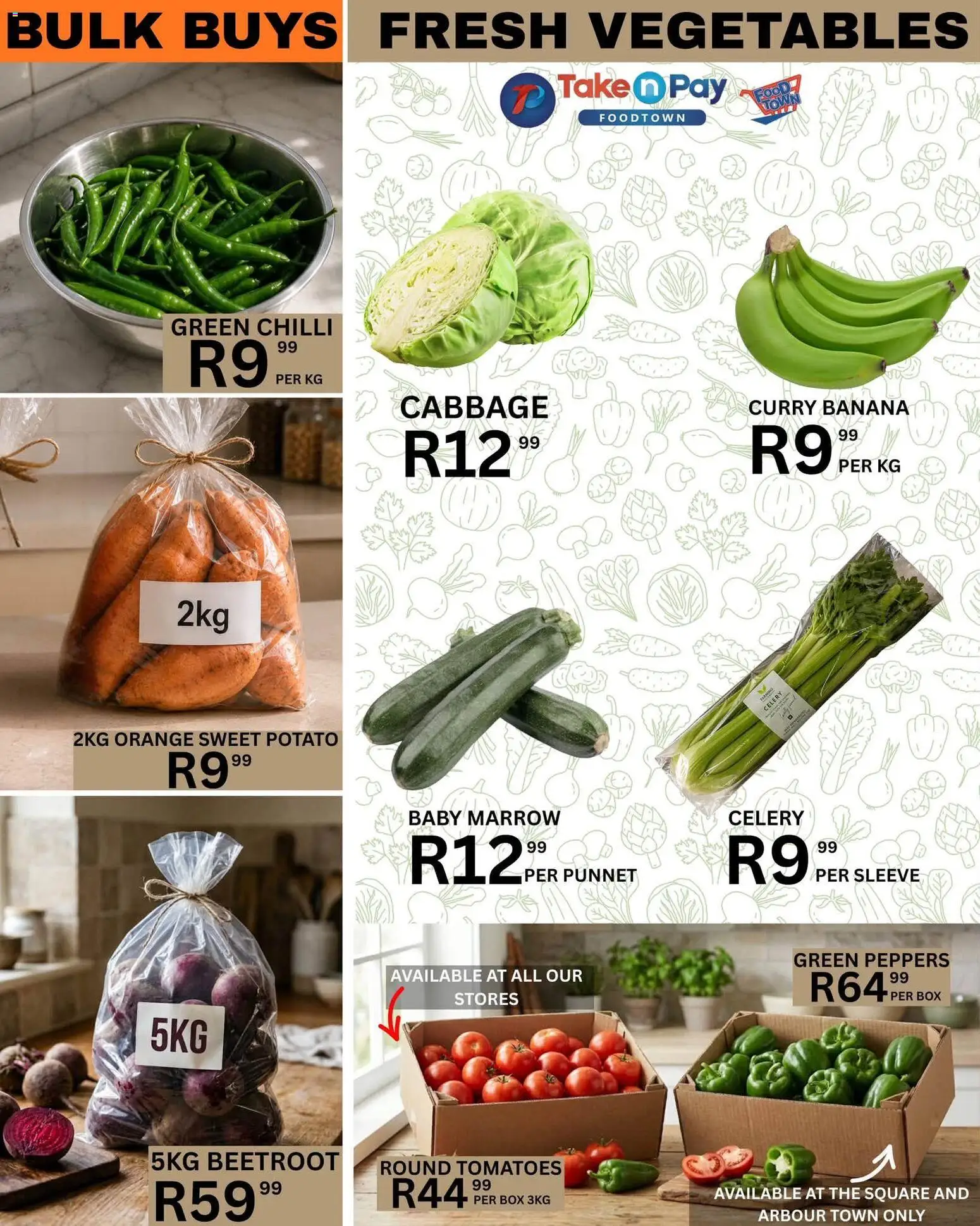 New Take n Pay catalogue – valid from 21/07/2026 | Page: 6 | Products: Box, Tomatoes, Vegetables, Chilli