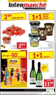 Intermarché folder week 30 - Voorbeeld van een folder van Intermarché, geldig van 21/07/2026 | Pagina: 14 | Producten: Aardbeien, Kaart, Pot