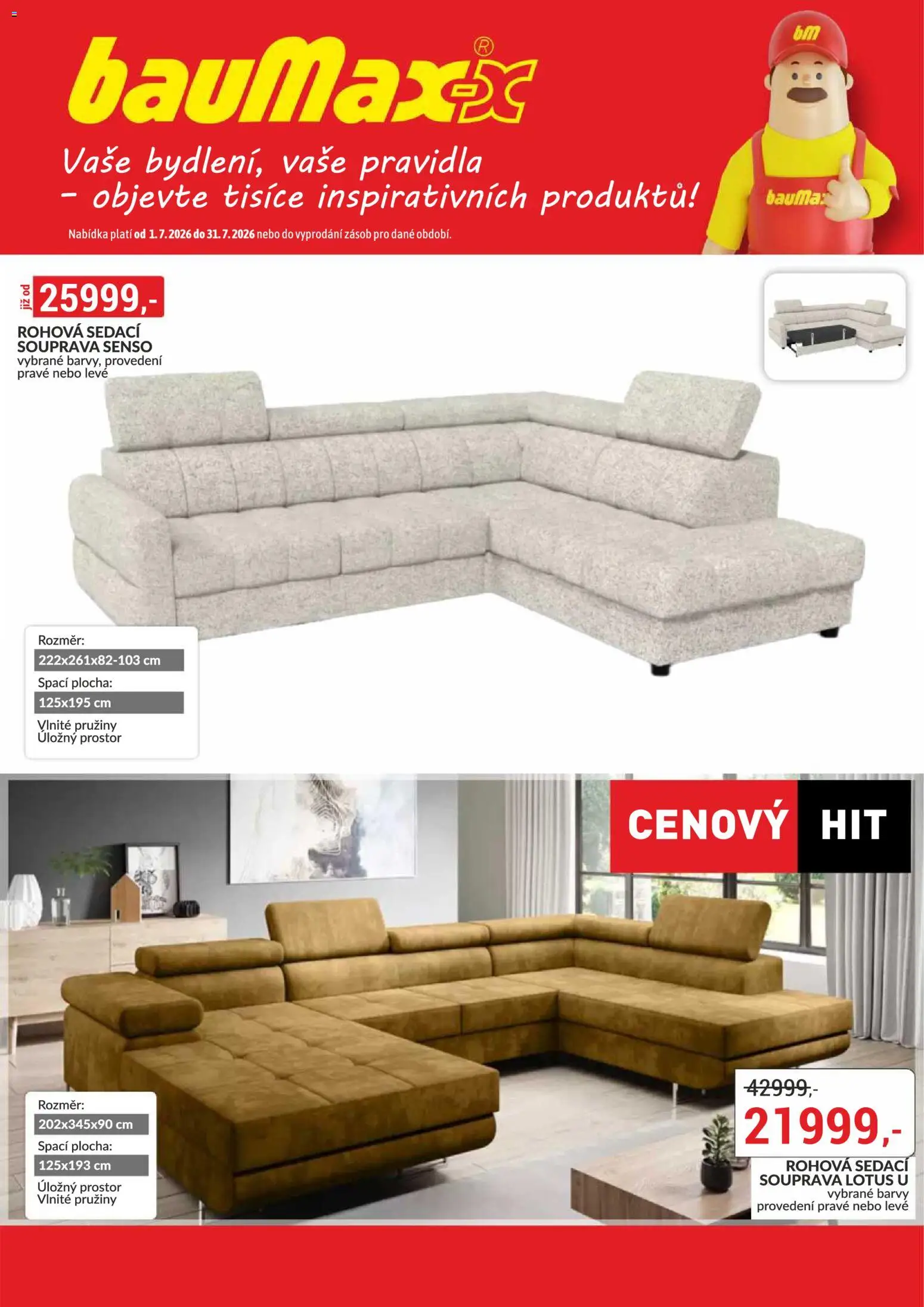 BAUMAX leták - Vaše bydlení, vaše pravidla od 01.07.2026 catalogue cover