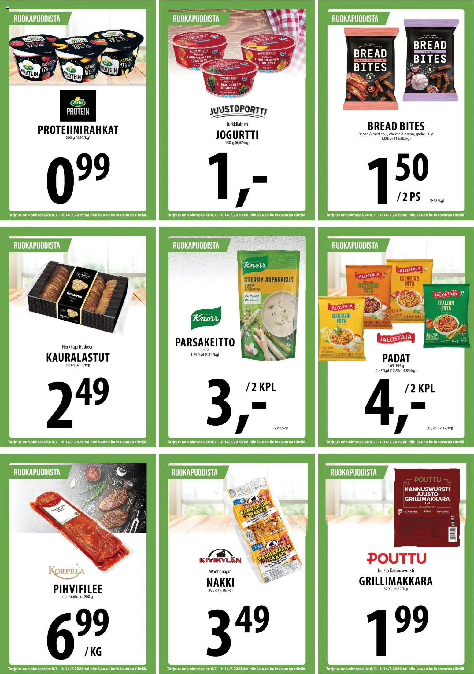Tuuri tarjoukset – voimassa 08/07/2026 alkaen | Sivu: 13 | Tuotteet: Mango, Chili, Juusto, Jogurtti