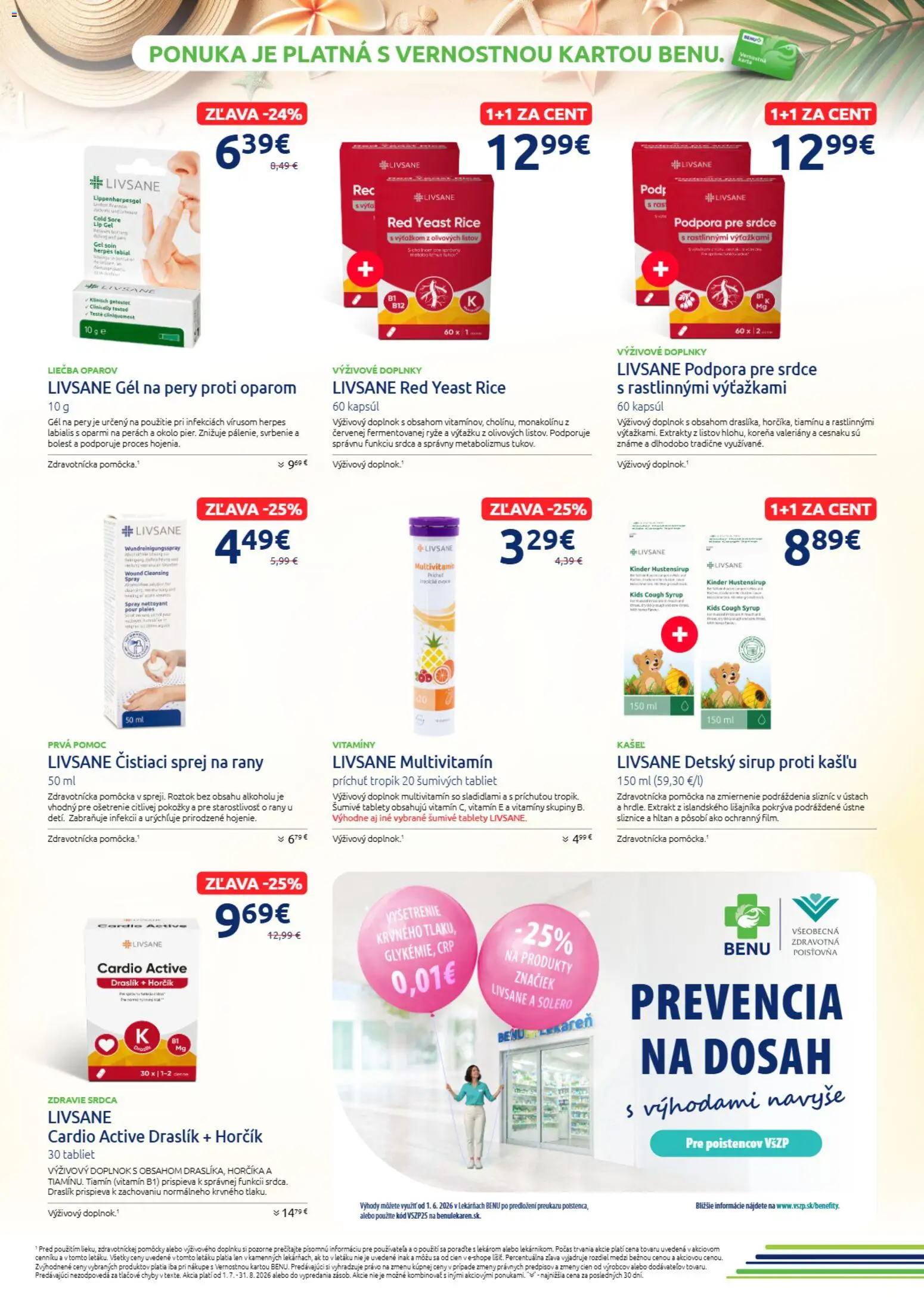 Nové BENU Lekáreň akcie – leták je platný od 01.07.2026 | Strana: 8
