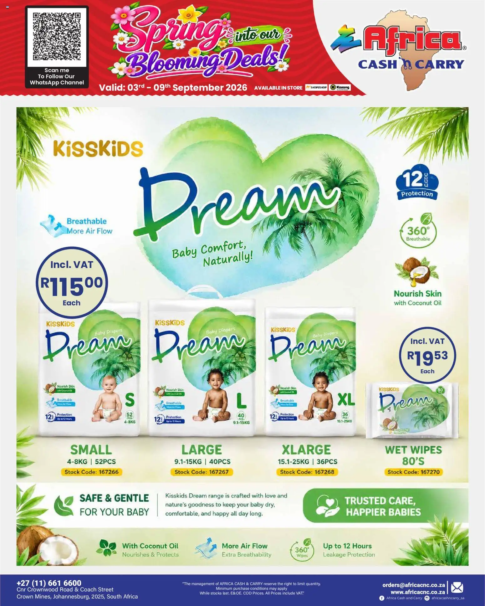 New Africa Cash & Carry catalogue – valid from 03/09/2026 | Page: 11 | Products: Oil, Stock, Coconut oil