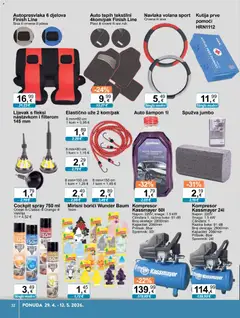 KTC Katalog tehnike i posuđa - Pregled kataloga iz trgovine KTC, vrijedi od 29.04.2026 | Stranica: 29 | Proizvodi: Tepih, Spužva, Šampon, Finish