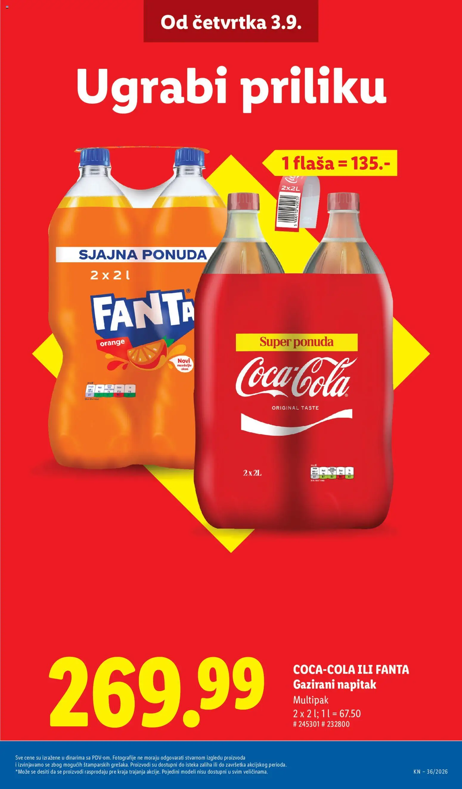 Lidl katalog - važi od 03.09.2026 | Strana: 11 | Proizvode: Fanta