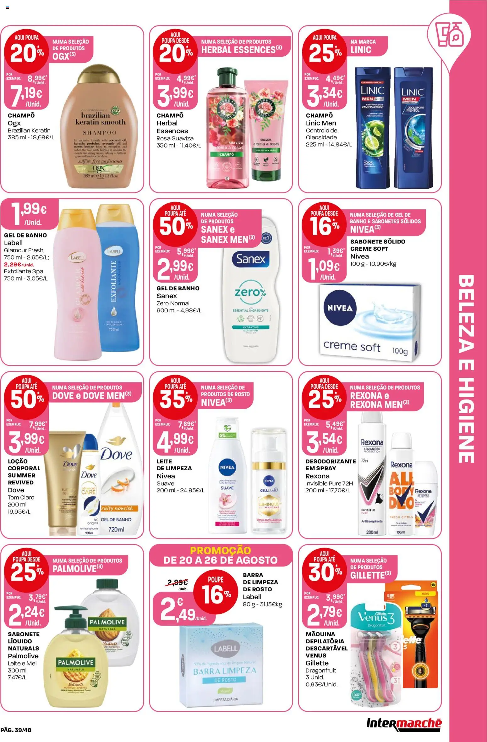Intermarché folheto │ válido de 20/08/2026 | Página: 39