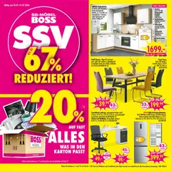 SB Möbel Boss Prospekt ab 25.07.2026 gültig