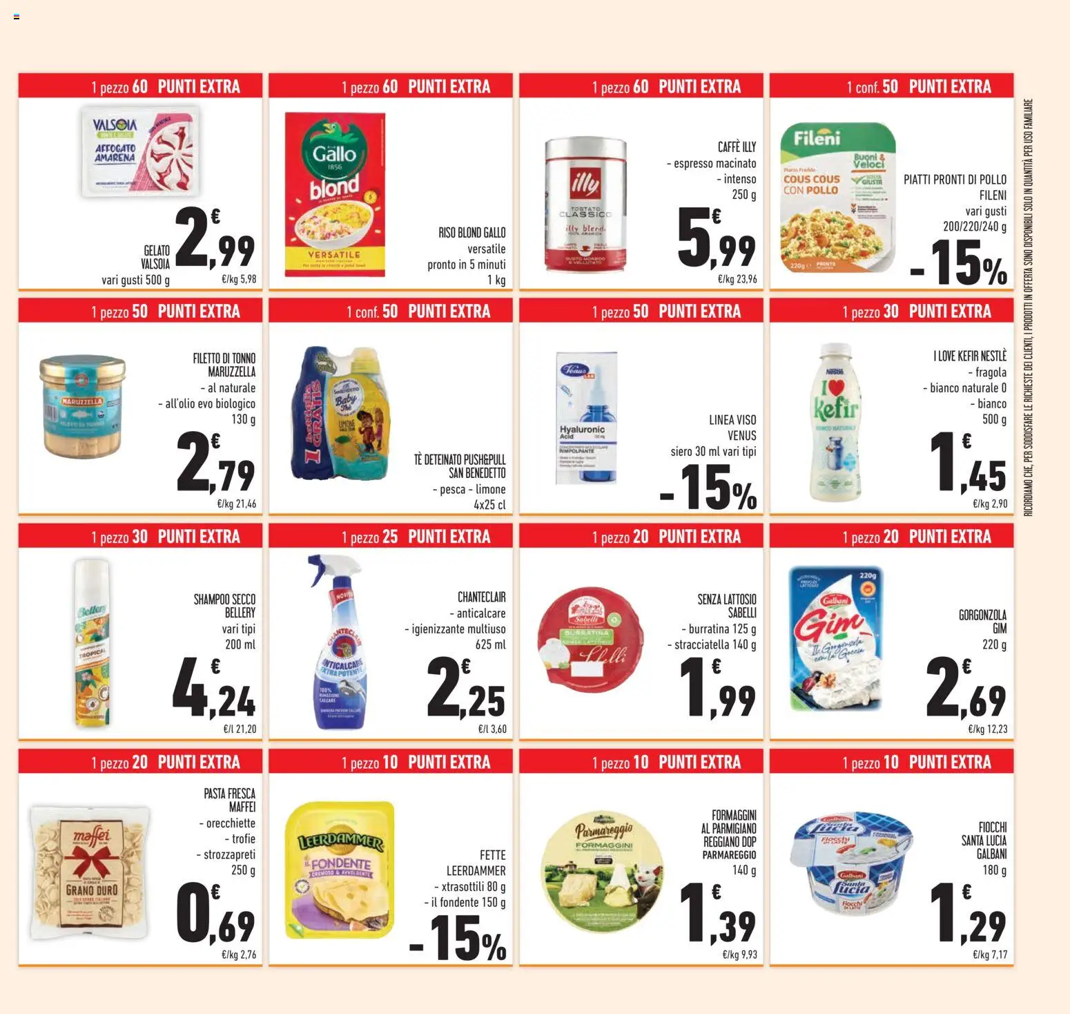 Volantino Conad del 26/08/2026 | Pagina: 43 | Prodotti: Piatti, Anticalcare, Pesca, Cous cous