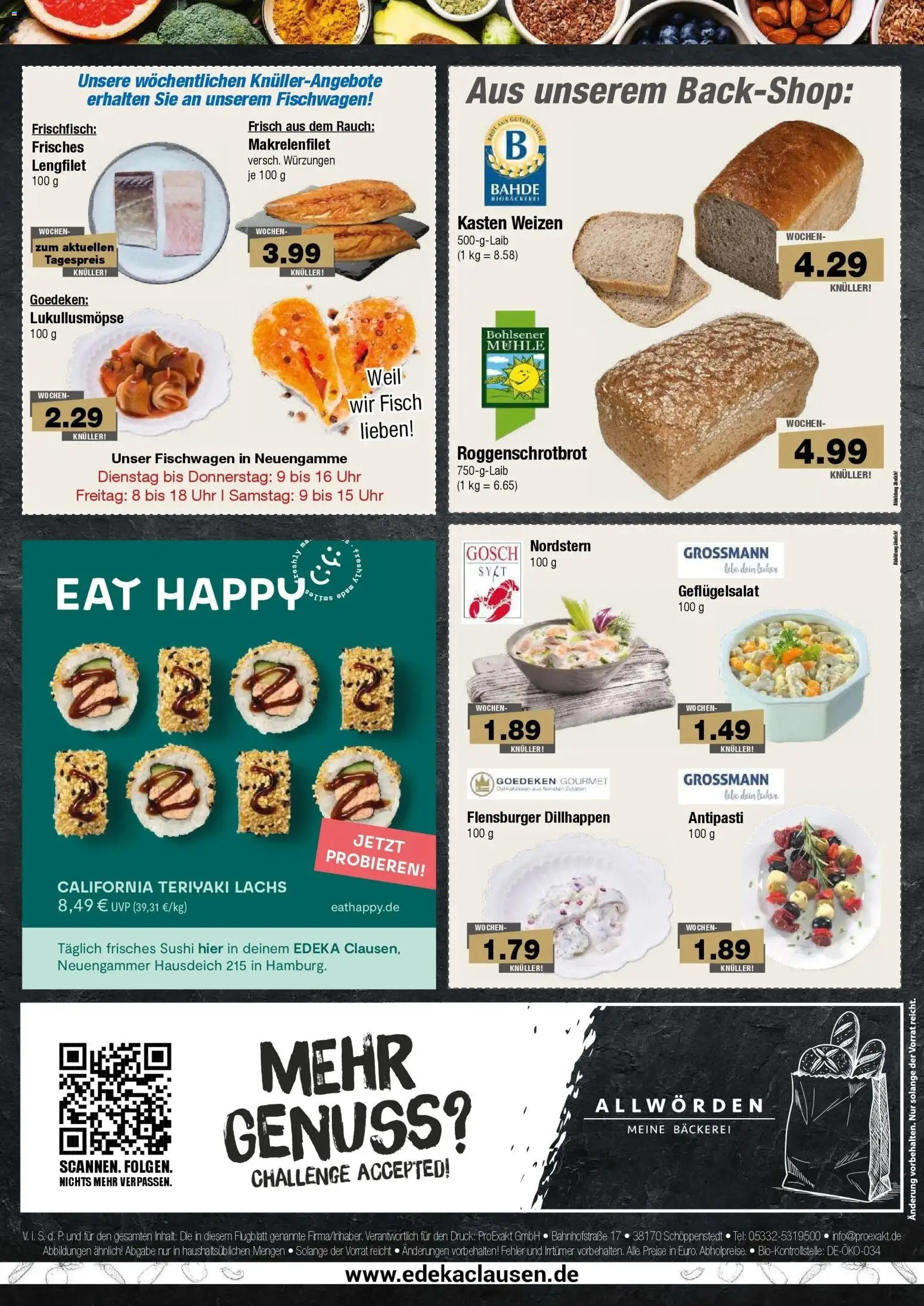 Edeka Prospekt Hamburg (ab 14.09.2026) » Angebote Online | Seite: 8 | Produkte: Mühle, Bäckerei, Lachs, Uhr