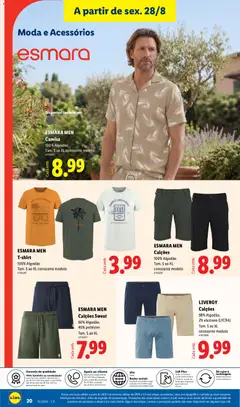 Pré-visualização ESMARA MEN Camisa, 100% Algodão Tam. S ao XL consoante modelo válido de 24/08/2026 | Página: 20