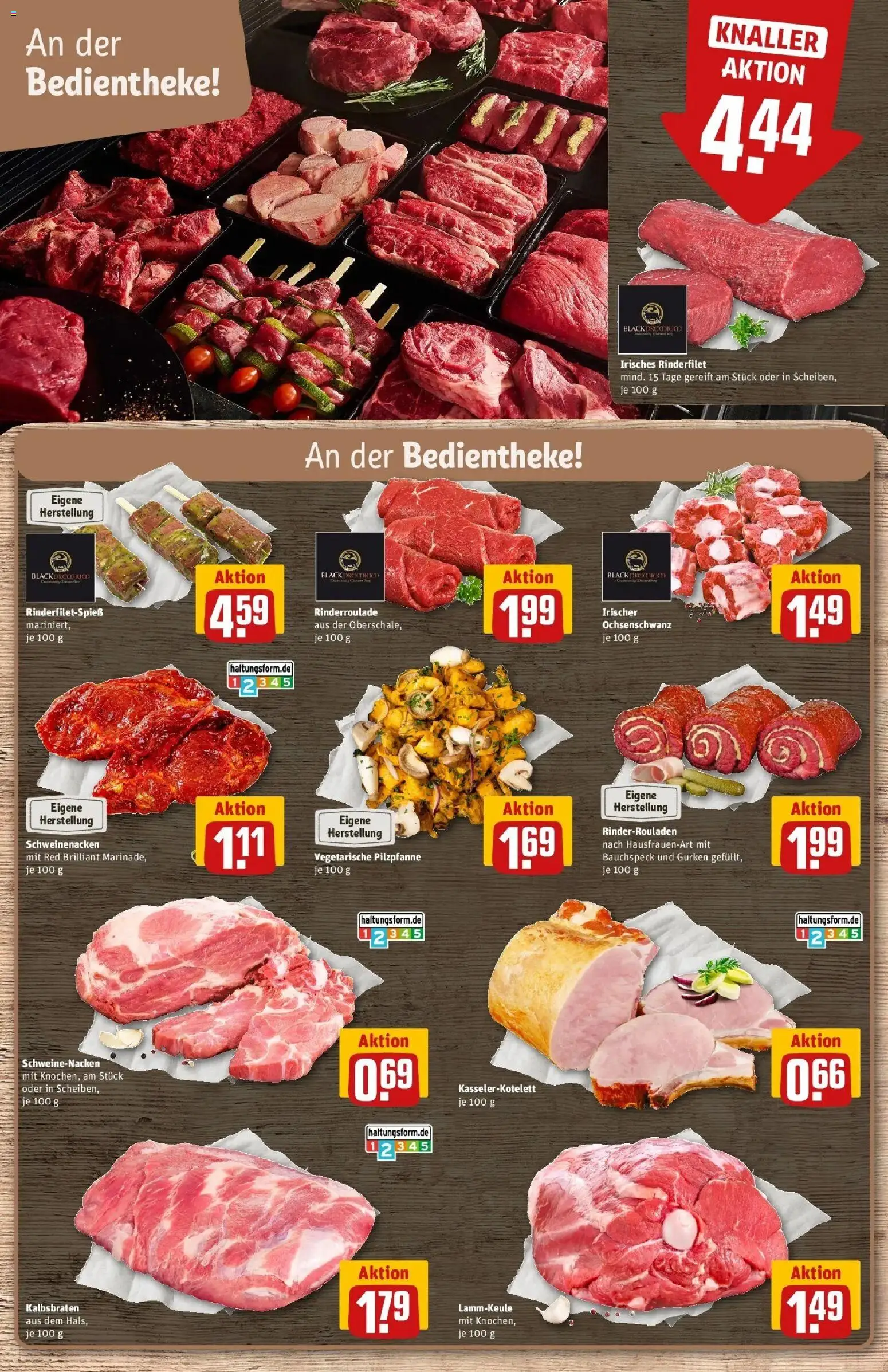 REWE Prospekt ab 26.10.2026 zum Blättern » Angebote | Seite: 8 | Produkte: Lammkeule, Rinderfilet, Schweinenacken, Gurken