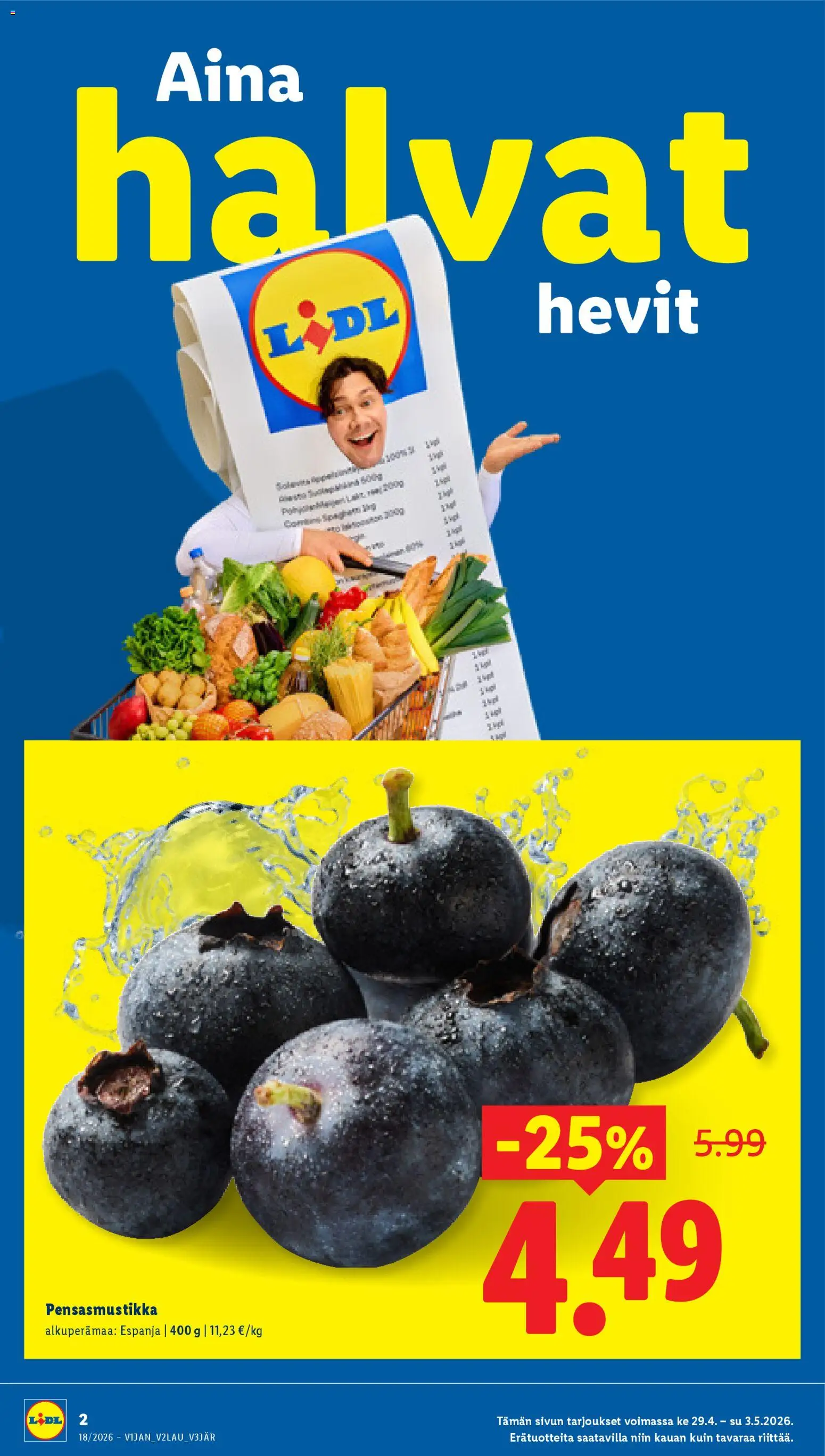 Lidl tarjoukset - Helsinki – voimassa 29.04.2026 alkaen | Sivu: 2