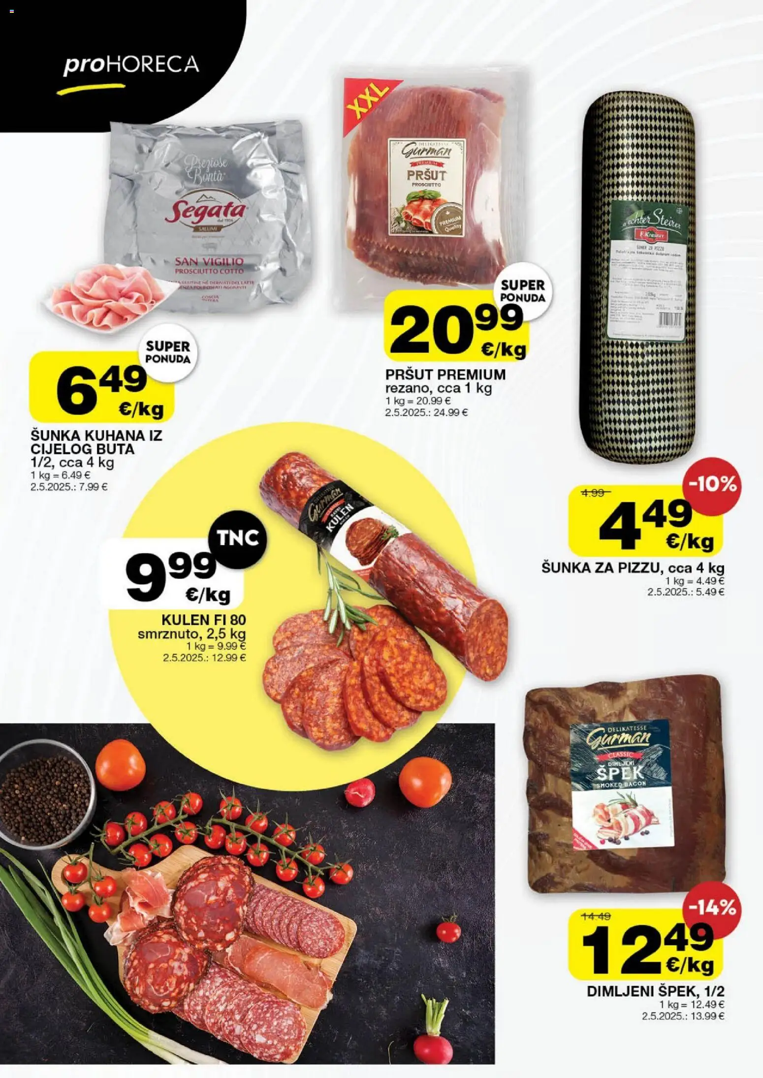 Stanić Diskont katalog | vrijedi od 07.05.2026 | Stranica: 4 | Proizvodi: Šunka, Pršut, Kulen