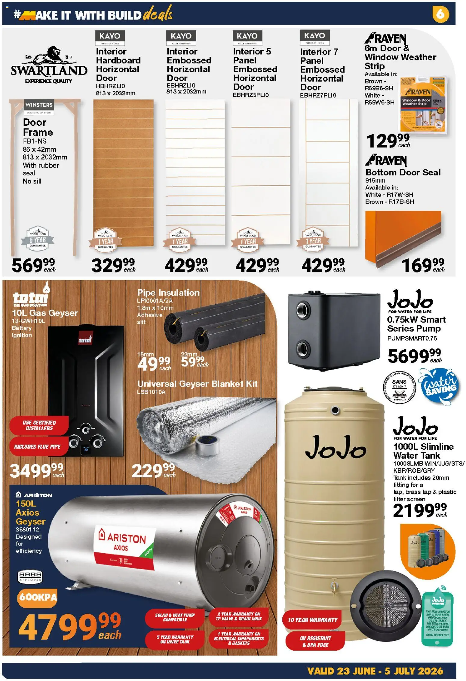 New MICA catalogue – valid from 23/06/2026 | Page: 6 | Products: Frame, Blanket, Adhesive, Peach