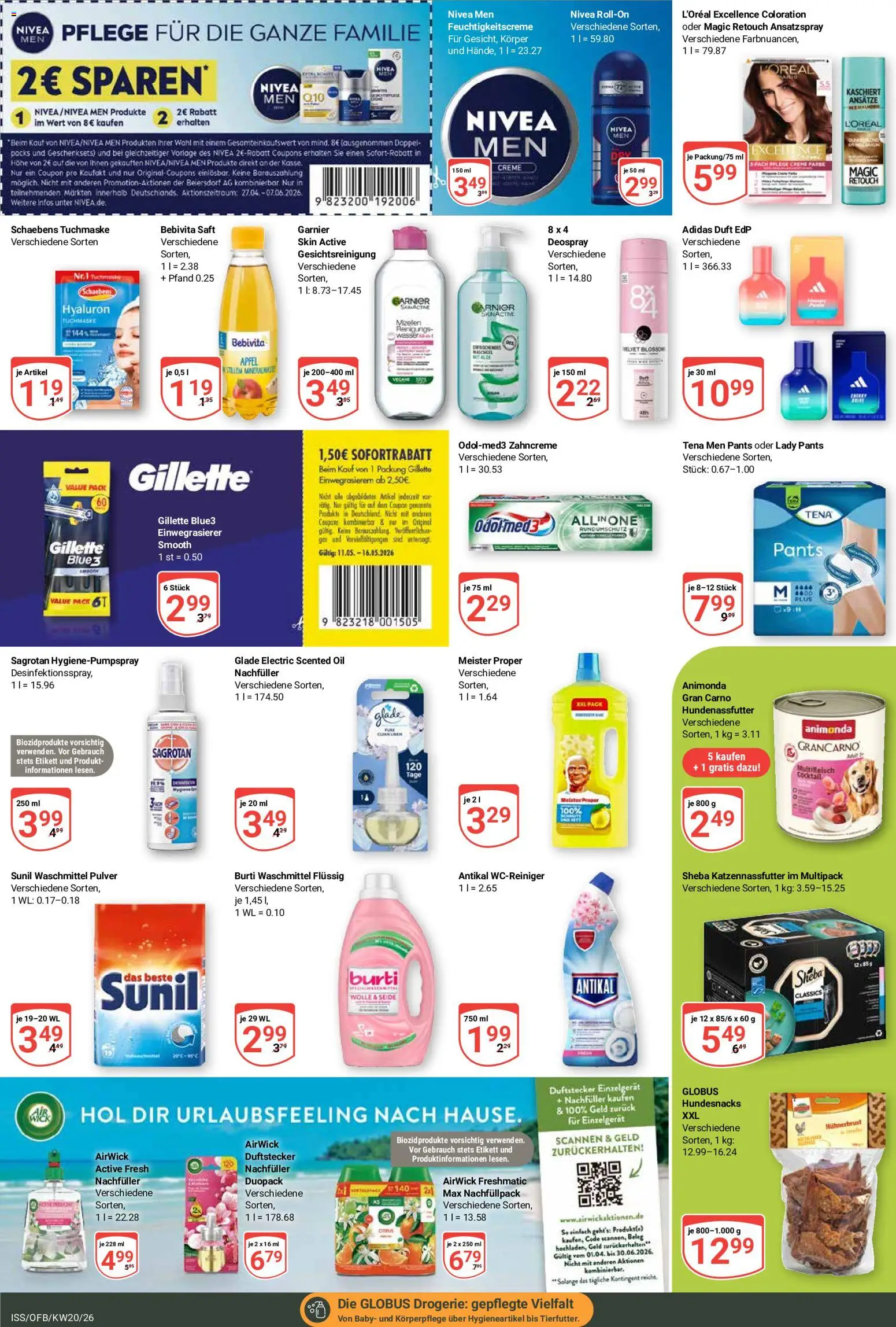 Globus Prospekt 	 – gültig ab 11.05.2026 | Seite: 22 | Produkte: Äpfel, Waschmittel, Saft, Tuchmaske