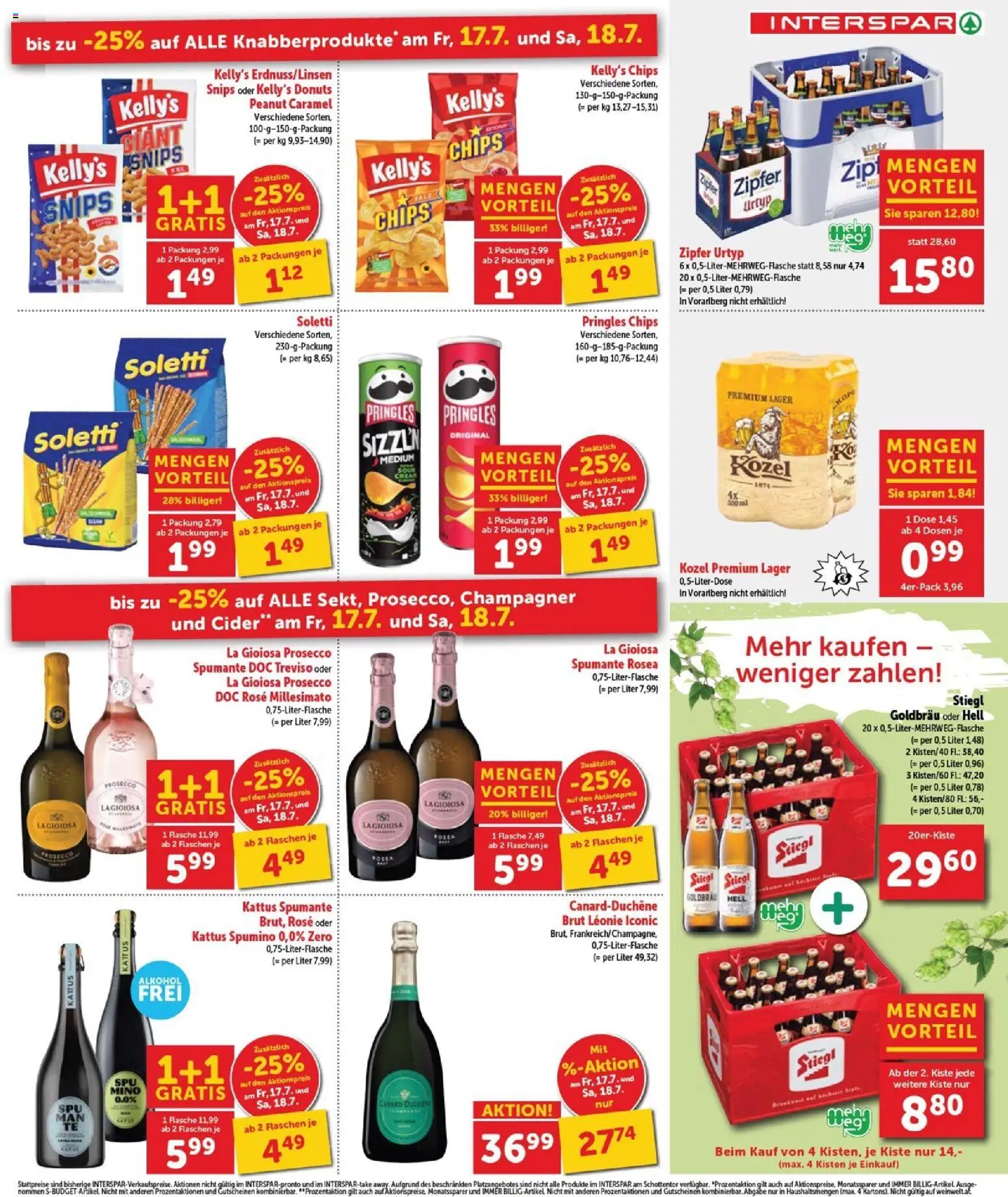 Interspar Flugblatt - Burgenland gültig ab 16.07.2026 | Seite: 12 | Produkte: Chips
