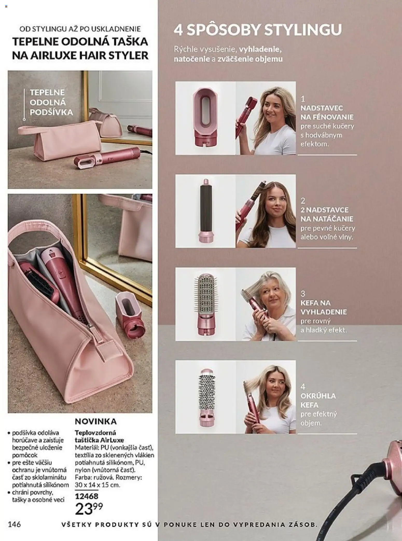 Nové Avon akcie – leták je platný od 01.06.2026 | Strana: 146 | Produkty: Kefa, Taška