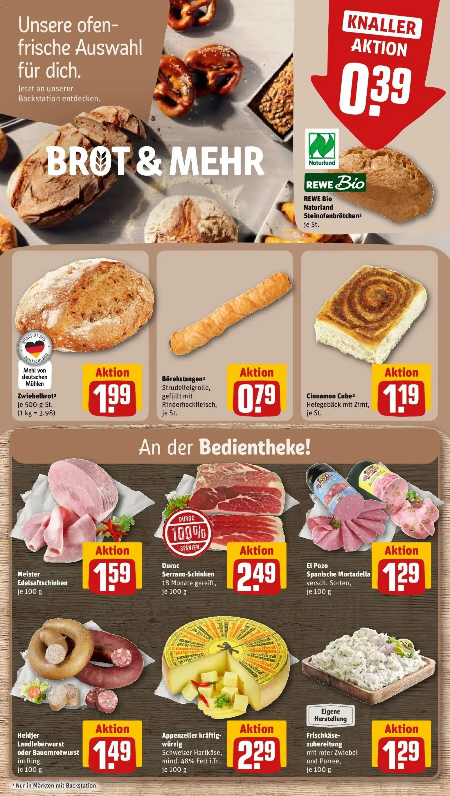REWE Prospekt ab 28.09.2026 zum Blättern » Angebote | Seite: 17 | Produkte: Ofen, Mehl, Brot, Frischkase