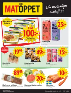 Matöppet - Black Friday varsel - Förhandsvisning av reklamblad från butik Matöppet aktuell från 11.05.2026