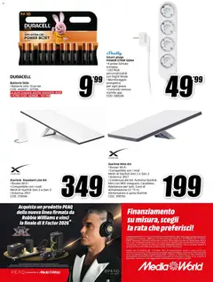 Anteprima del volantino Media World volantino Un Mondo Di Accessori Tech valido a partire dal 16/10/2026 | Pagina: 8 | Prodotti: Router, Cavo, Adattatore, Presa