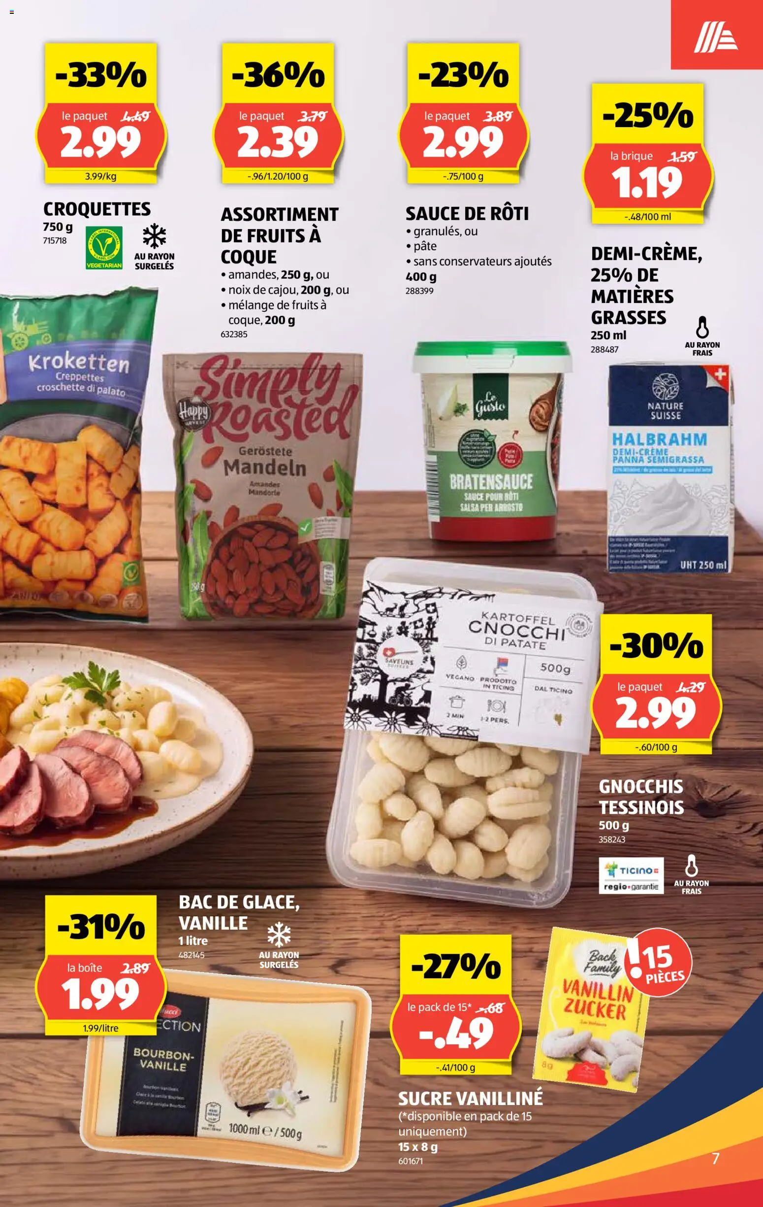 Aldi aktionen FR – gültig ab 22.10.2026 | Seite: 7 | Produkte: Vanille, Bourbon, Zucker