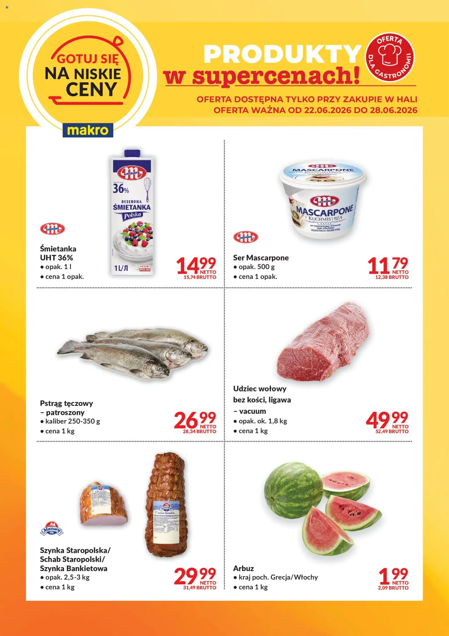 Makro gazetka - Gotuj się na niskie ceny od 22.06.2026 | Strona: 2
