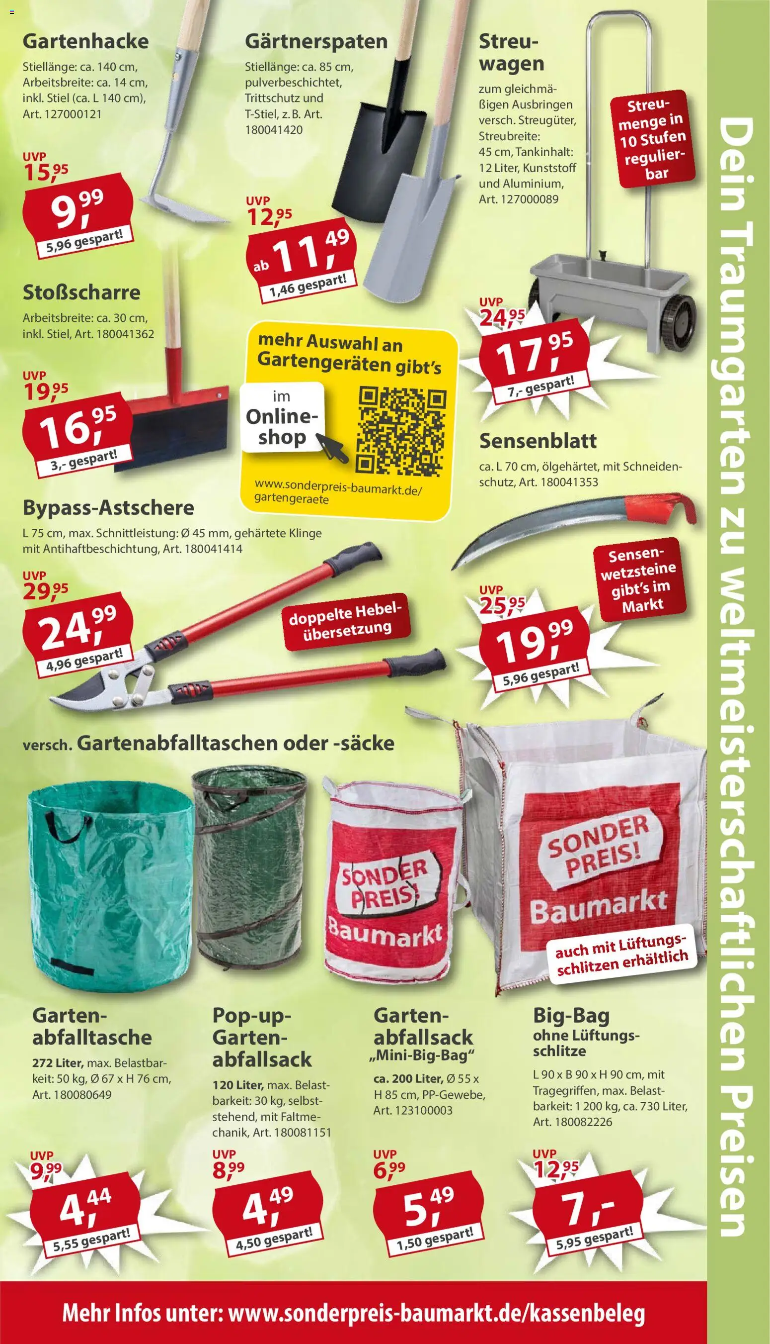 Sonderpreis Baumarkt Prospekt | 13.06.2026 | Wie erhält man einen begrenzten Rabatt? | Deutschland
