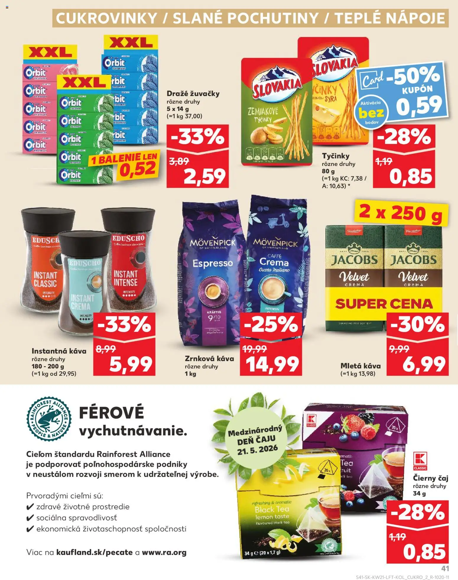 Nové Kaufland akcie – leták je platný od 21.05.2026 | Strana: 41
