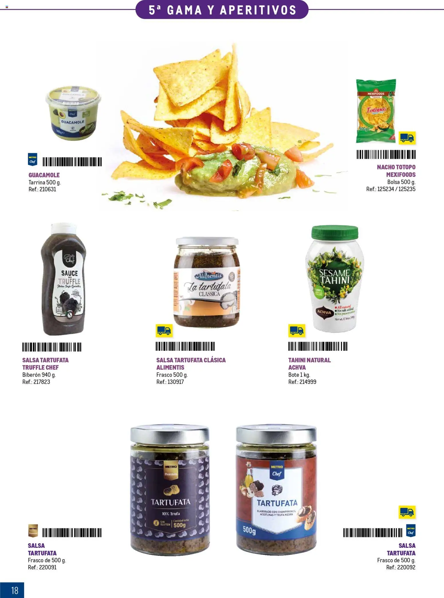 Makro Especial Catering │ válido desde el 16/03/2026 | Página: 18 | Productos: Guacamole, Bolsa, Tahini