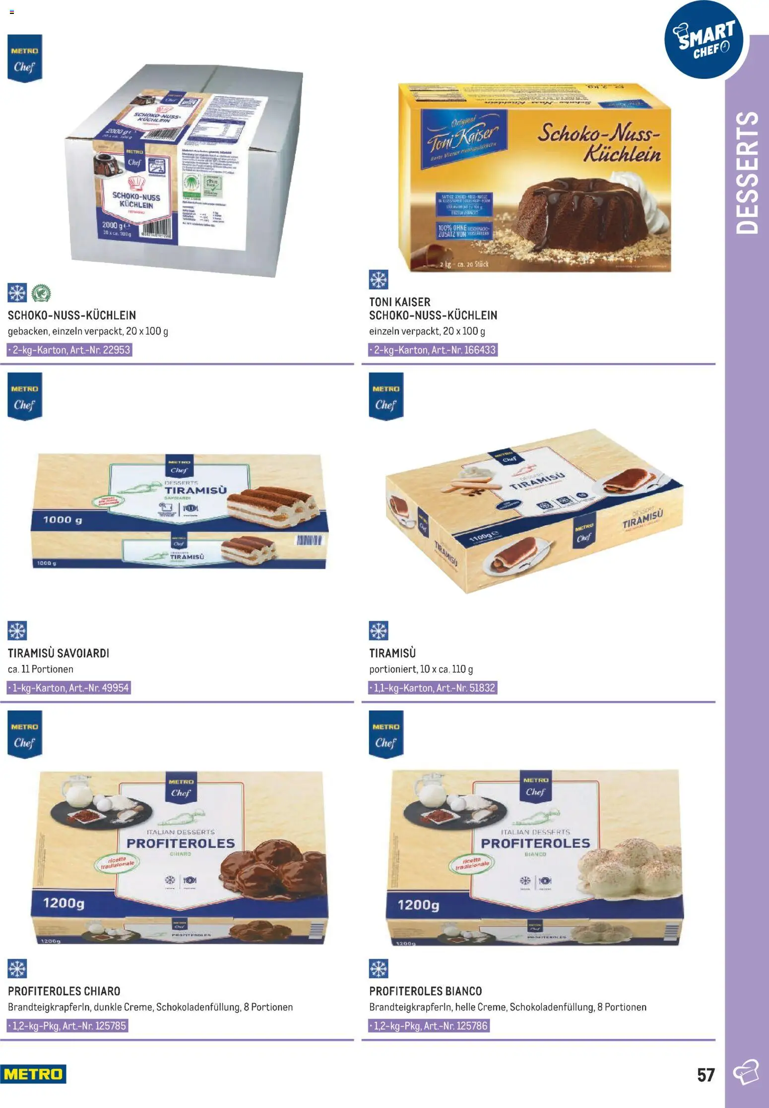 Metro angebote Smart Chef - Dessert gültig ab 01.01.2026 | Seite: 57