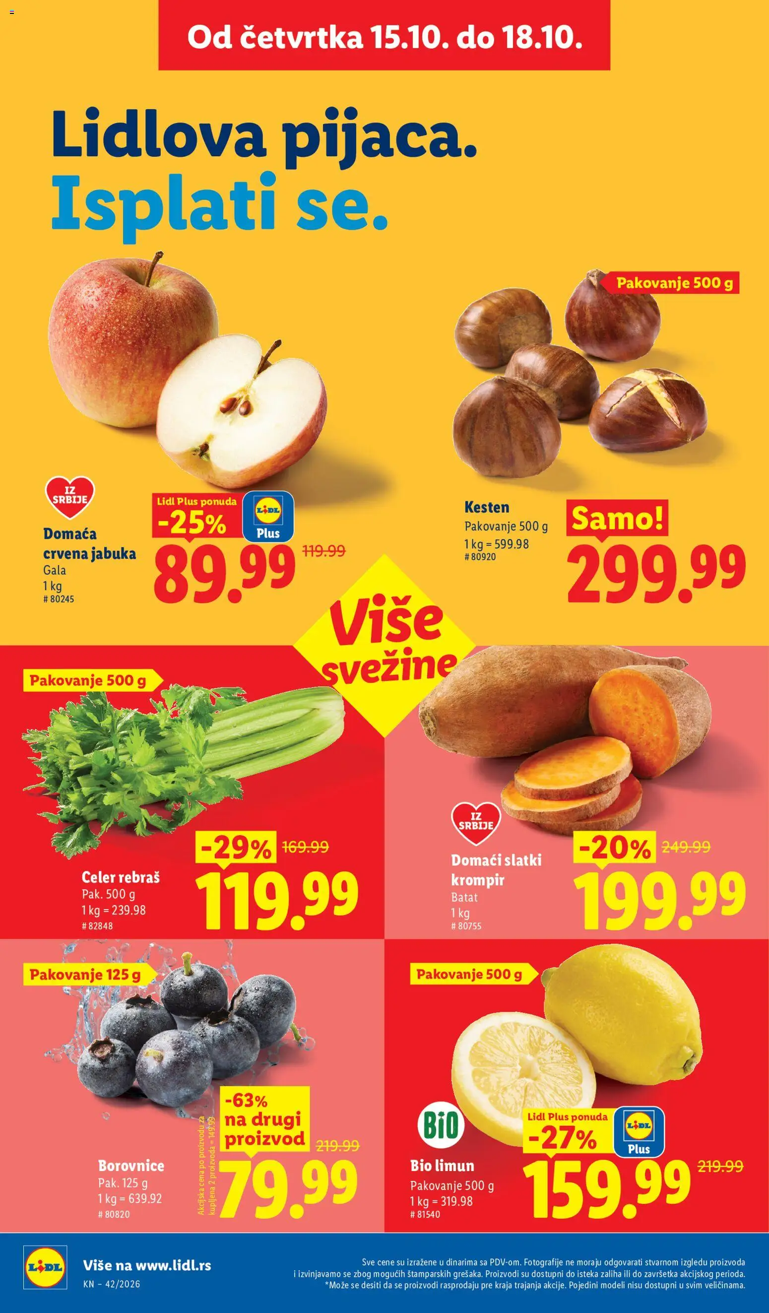Lidl katalog - važi od 15.10.2026 | Strana: 22 | Proizvode: Slatki krompir, Krompir, Pakovanje, Limun