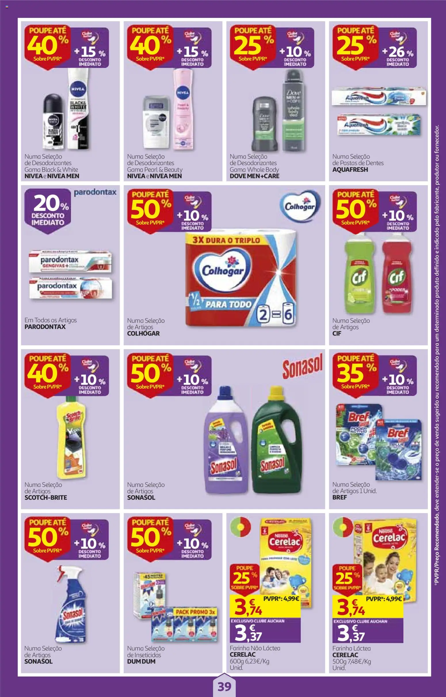 Auchan folheto │ válido de 15/10/2026 | Página: 39 | Produtos: Farinha láctea, Farinha