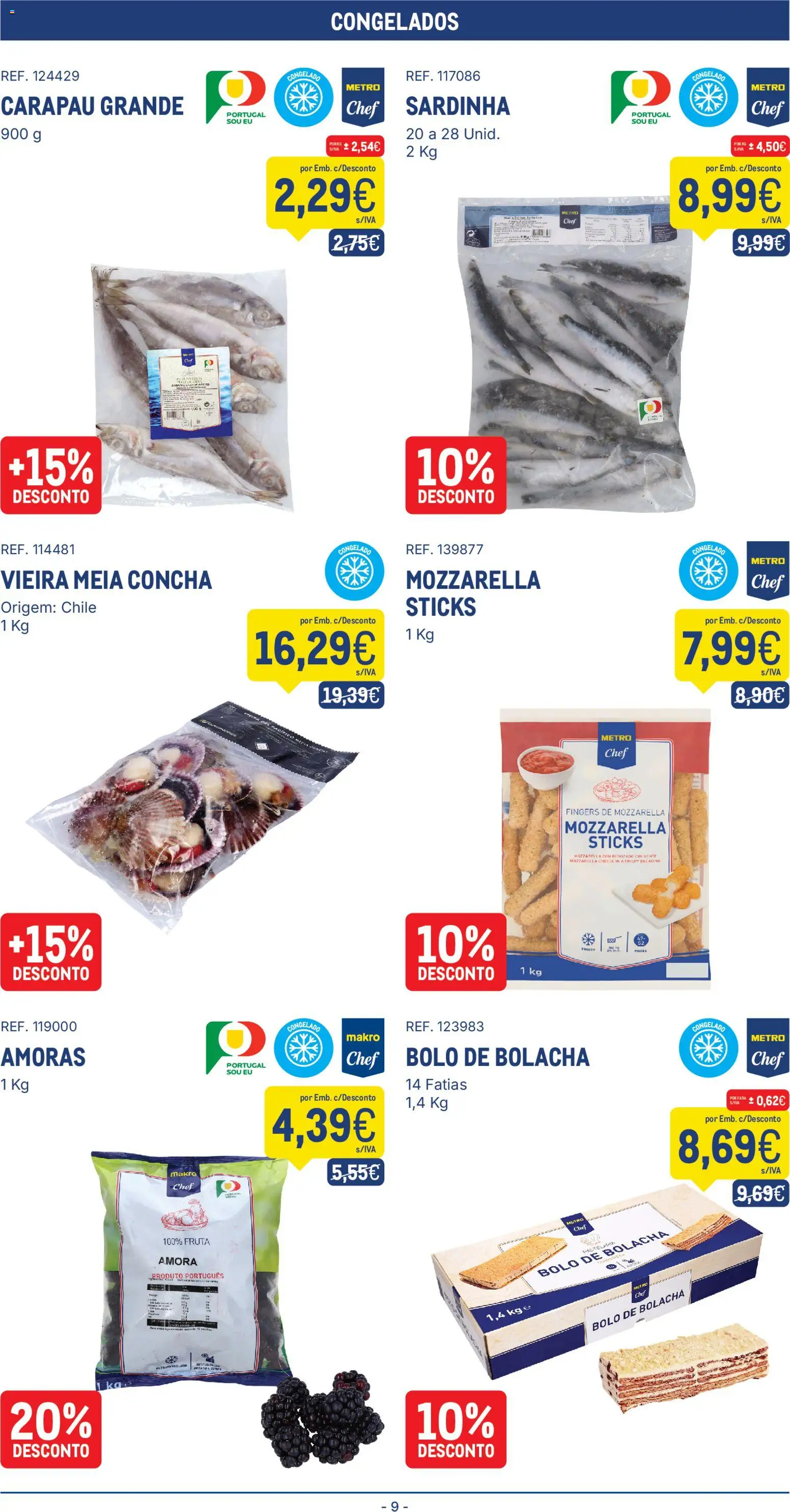 Makro folheto │ válido de 09.06.2026 | Página: 9 | Produtos: Bolo, Amoras